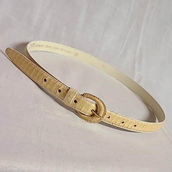 Dame | Accessories | Vintage Dame Genuine Snakeskin Skinny  display picture 3